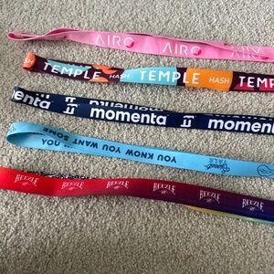 Lot of weed lanyards